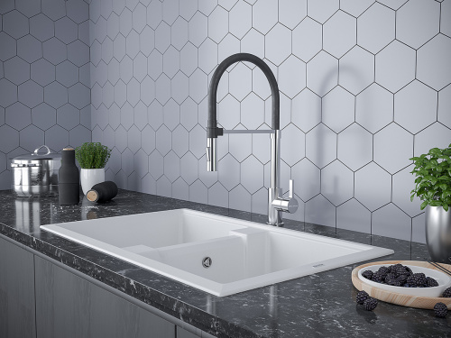 Смеситель для кухни Paulmark HALT Ha214021-CR на раковину хром - фото 2